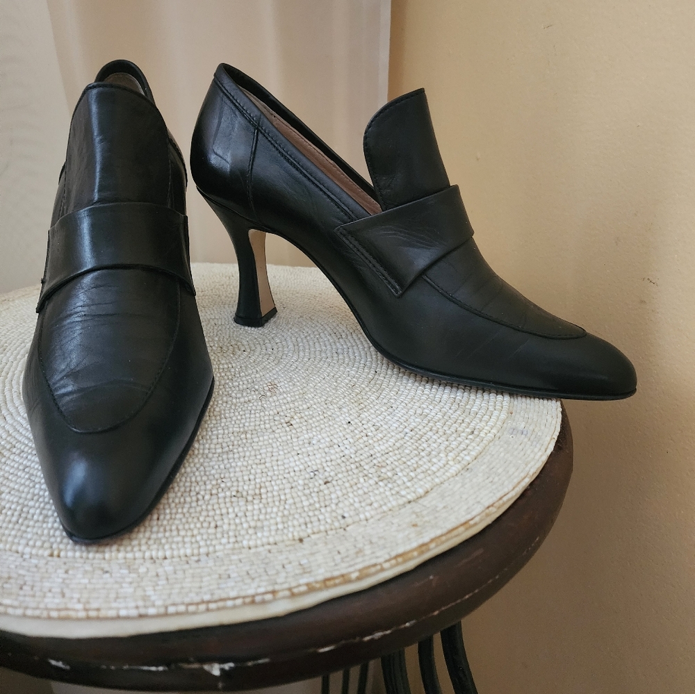 Pied a terre Women's Leather Heels made In Italy Siz.39 US 7.5.Like New - Picture 5 of 10
